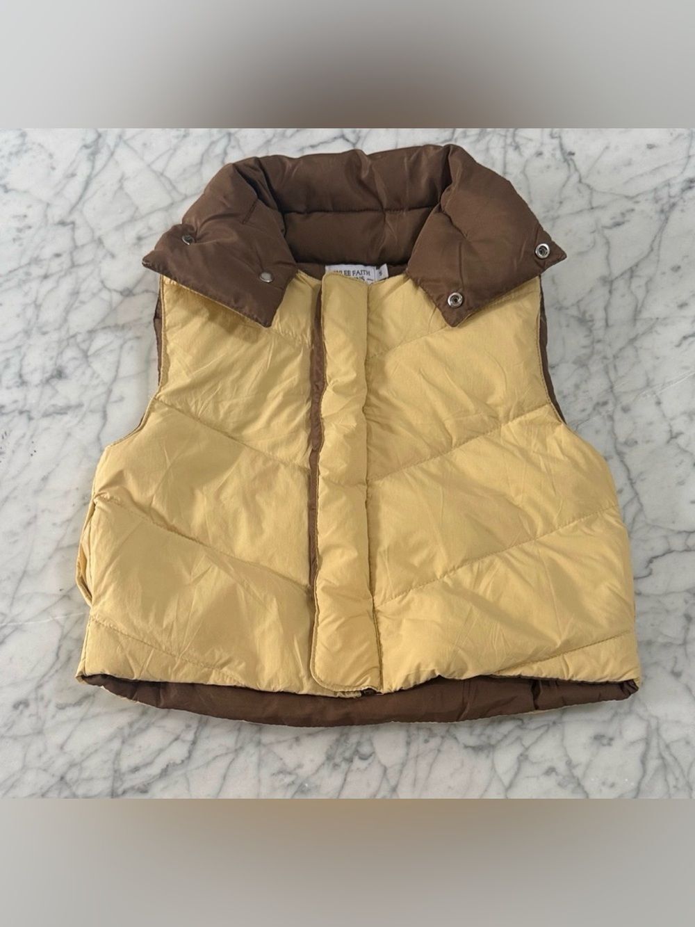 Rylee Faith Reversible Down Vest Sz 5T